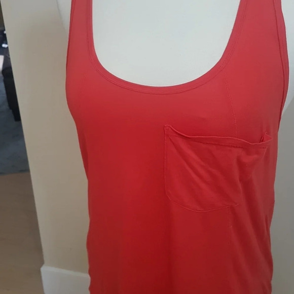 Wilfred pima cotton racerback  pocket tank top - Picture 2 of 7